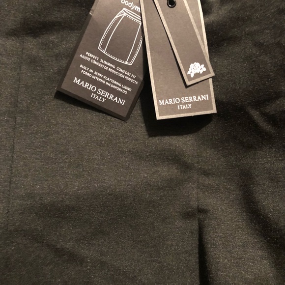 Comfort Fit Knit Skirt, Charcoal, XX-Large - Picture 3 of 3